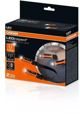 OSRAM Kopflampe "LEDinspect Wearable Necklight"led Nackenleu