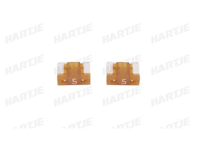 Dresselhaus Flachstecksicherung "MINI" L 5 A, hellbraun