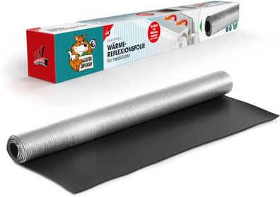 EASYmaxx Wärme-Reflexionsfolie 70x100 cm – Heizkörper Dämmfolie gegen Wärmeverlust