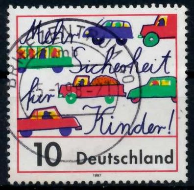 BRD 1997 Nr 1954 zentrisch gestempelt X6B13F6