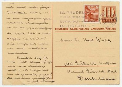 Schweiz Nr P176I Gebraucht Postkarte X6DF76E