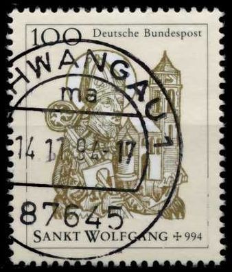 BRD 1994 Nr 1762 zentrisch gestempelt X78FDCA