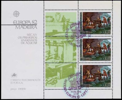 Madeira Block 3 ESST zentrisch gestempelt X7DC346