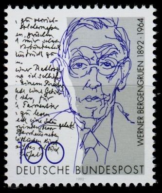 BRD 1992 Nr 1629 postfrisch S5E3B9A