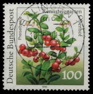 BRD 1991 Nr 1508 zentrisch gestempelt X84DD8A