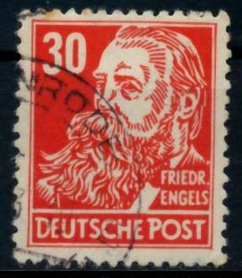 SBZ ALLG. Ausgaben Nr 222c gestempelt X8E11F6