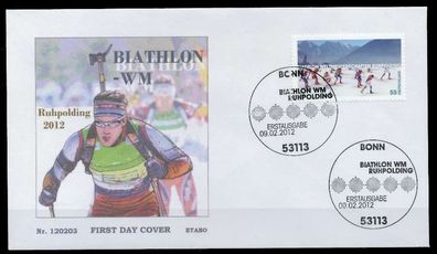 BRD BELEGE Nr 2912 BRIEF FDC X86F836