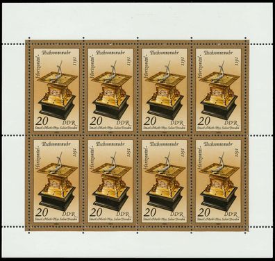 DDR BLOCK Kleinbogen Nr 2798I postfrisch Kleinbg SBB03CA