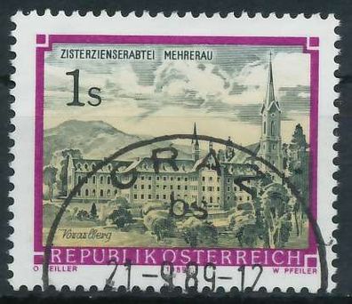 Österreich DS STIFTE Klöster Nr 1967 gestempelt X23F736