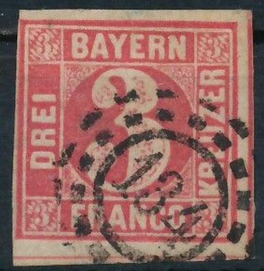 BAYERN Mühlradstempel AUF Nr 9 oMR 134 gestempelt X71946A