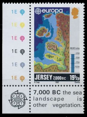 JERSEY 1982 Nr 280 postfrisch ECKE-ULI XAE290A
