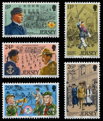 JERSEY 1982 Nr 288-292 postfrisch SE66B06