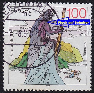 Germany BUND [1997] MiNr 1916 F9 III ( O/used ) [01] Plattenfehler