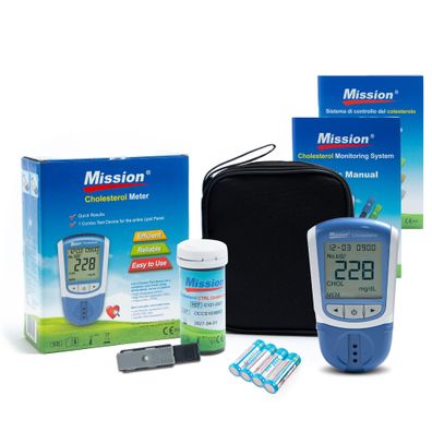Mission 23932 3-in-1 Cholesterinmonitor Gesamtcholesterin LDL HDL