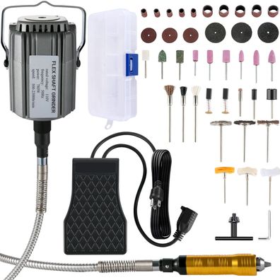 VEVOR Flexwellenfräser 780W Defekt Griff dreht nicht 45 tlg. Zubehör