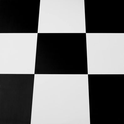 Vinyl Bodenbelag selbstklebend 30x30cm 20 Stéck Schwarz Weiß wasserdicht