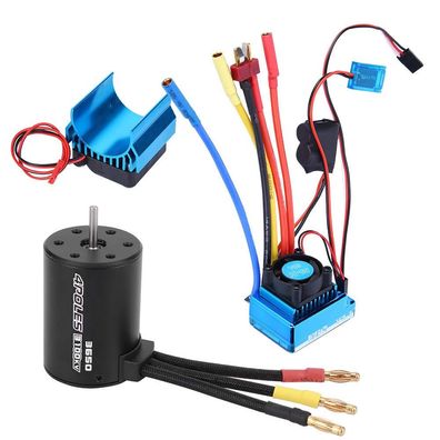 RC Auto 3650 3100KV Brushless Motor und 60A ESC Kombi-Set 1/10