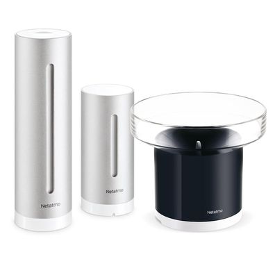 Netatmo Wetterstation Set mit Innen- Außensensor und Regenmesser WLAN