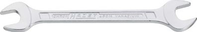 HAZET Doppelmaulschlüssel Schlanke Köpfe, Maulstel 16 x 17 mm