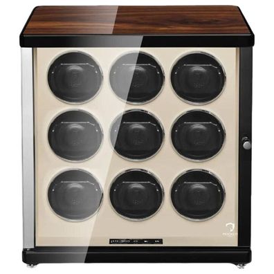 Modalo - 1509924 - Uhrenbeweger für 9 Uhren - Ambiente Walnuss/beige