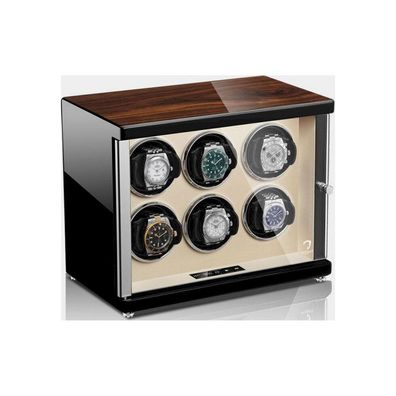 Modalo - 1506924 - Uhrenbeweger für 6 Uhren - Ambiente Walnuss/beige