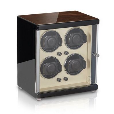 Modalo - 1504924 - Uhrenbeweger für 4 Uhren - Ambiente MV4 Walnuss/Beige