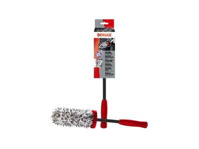 SONAX Felgenbürste "Microfaser" Rutschfester Griff rot / schwarz
