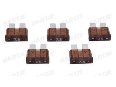 Dresselhaus Flachsteckersicherung Standa 7,5 A (braun) Abgabe nur in Packung zu 5