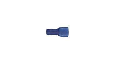 Flachsteckhülse Vollisolierter Quetschve 1,5 - 2,5 mm&sup2; blau (Dresselhaus),