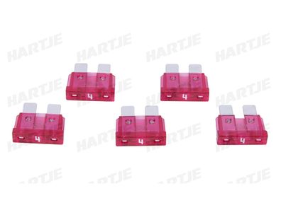 Dresselhaus Flachsteckersicherung Standa 4 A (rosa) Abgabe nur in Packung zu 5