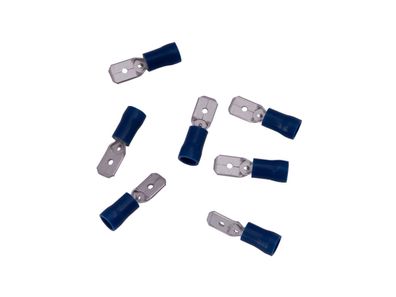 Flachstecker Teilisolierter Quetschverbi Querschnitt: 1,5 - 2,5 mm&sup2; Steckerm