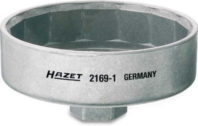 HAZET Öllfilterschlüssel "2169-1" 1/2", Außensechs Gewicht: 0,19