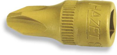 HAZET Schraubendrehereinsatz 1/4", Kreuz, Klinge n PH1