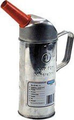 Pressol Messkanne Behälter aus Weißblech, verschie 2 Liter, mit S