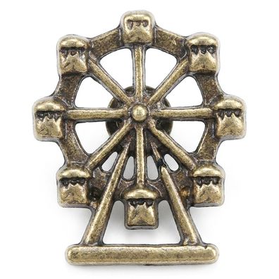 Pin Riesenrad altgold