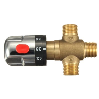 Thermostat-Armatur G1/2" für Bidet & Dusche - Edelstahlfilter, Messinggehäuse