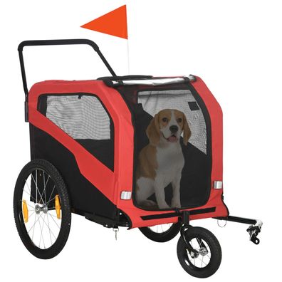 HOMCOM 30 kg Hundebett Oxford-Gewebe rot groß Hunde bequem strapazierfähig