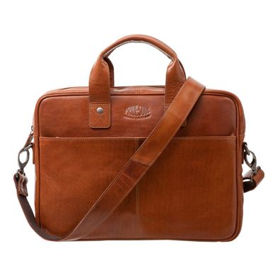 Pride and Soul Laptoptasche Surprise Laptopcase Umhängetasche Leder cognac 47608