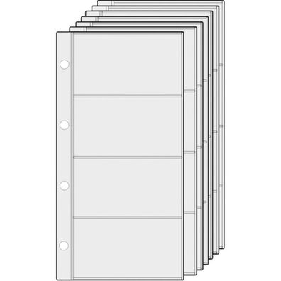 Alassio Ersatzeinlagen PVC transparent (1012)