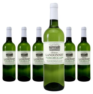 6 x Château Landonnet Blanc AC Entre-Deux-Mers – 2025