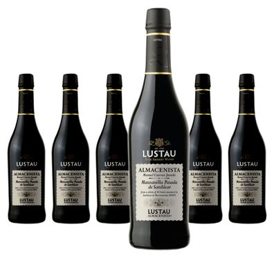 6 x Emilio Lustau Manzanilla Sherry Pasada de Sanlucar 1/80