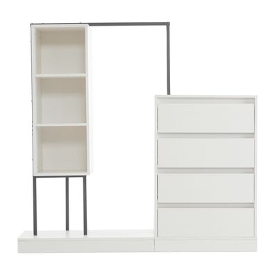 Sonnenh Kommode Weiß Holzwerkstoff 140 x 40 x 135 cm