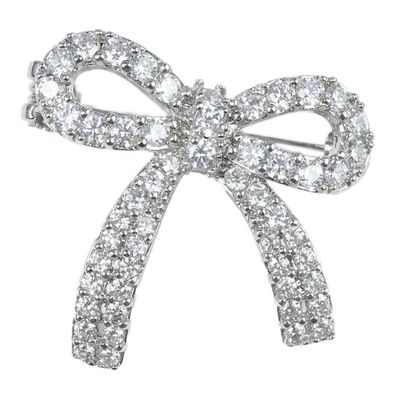 Pin Bow 02 silber
