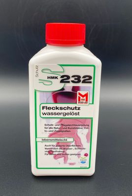 HMK S232 Fleckschutz wassergelöst Spezial Imprägnierung Stein 250ml