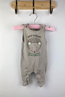 Orsolino Newborn Strampler Gr. 50 Beige Igel Mein Kleiner Schatz Wie Neu