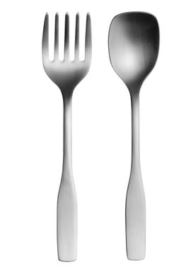 Iittala Citterio 98 Servierset - Gebürsteter Edelstahl - 2-teilig 1009817