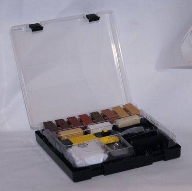Reparatur Set Laminat Parkett mit 11 Farben Hartwachsstangen Holzoberfläche Holz
