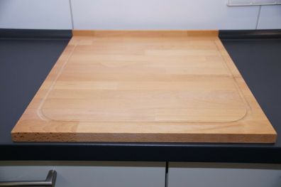 Schneidebrett Küchenbrett HOLZ BUCHE MASSIV! 54 x 46 Brett Küche schneiden