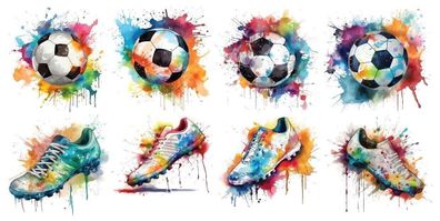Bügelbild Bügelmotiv Fußball Schuhe Junge Sport Mädchen verschiedene Größen
