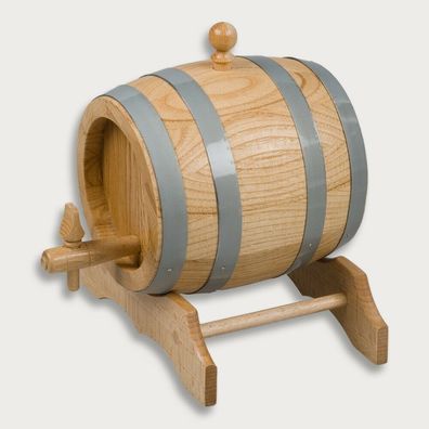 1L Holzfass Weinfass Eichenfass Whisky Tequila Fässchen Wein Hahn Holz Eiche
